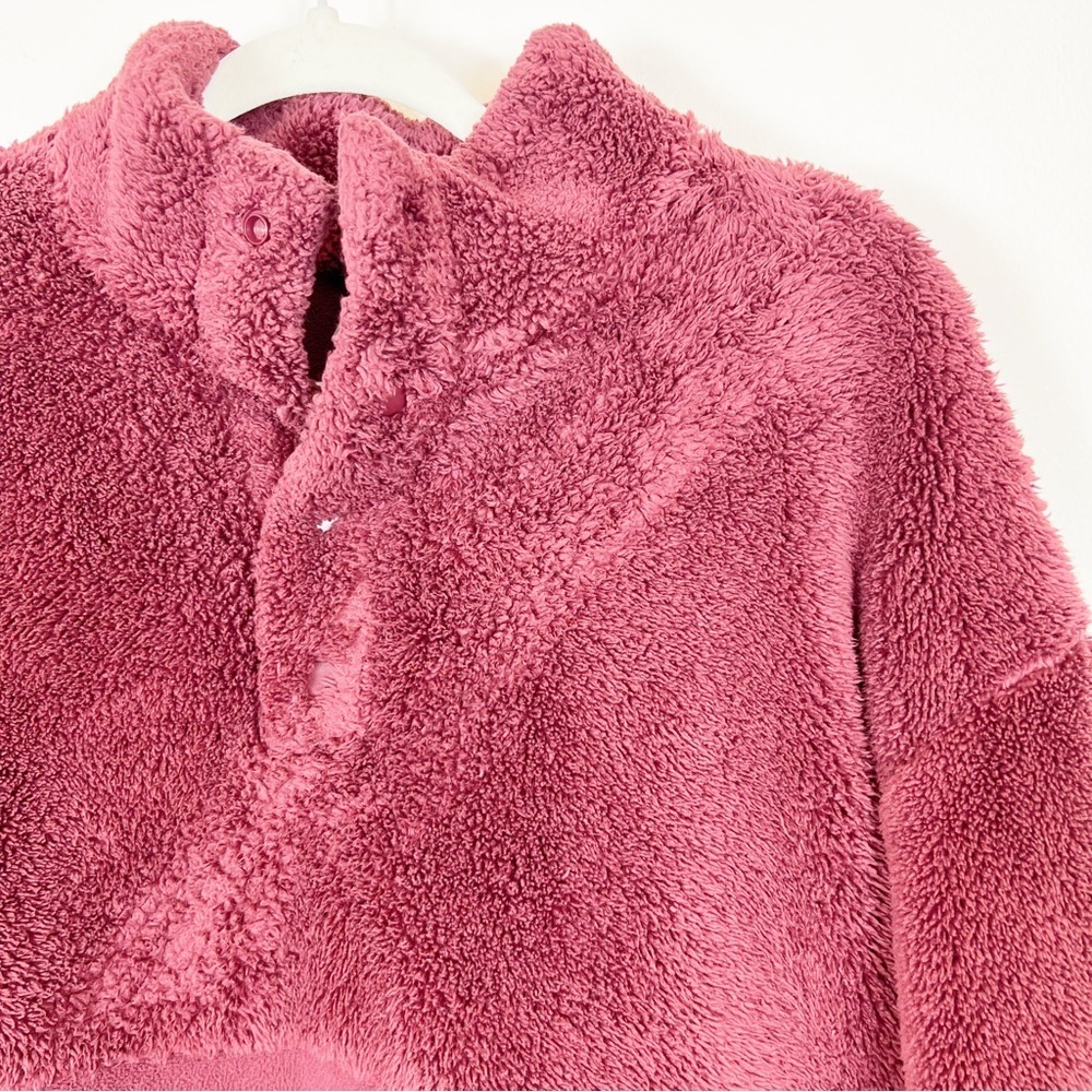 All In Motion 1/4 Snap Cozy Sherpa Pullover Size Large - Picture 2 of 7